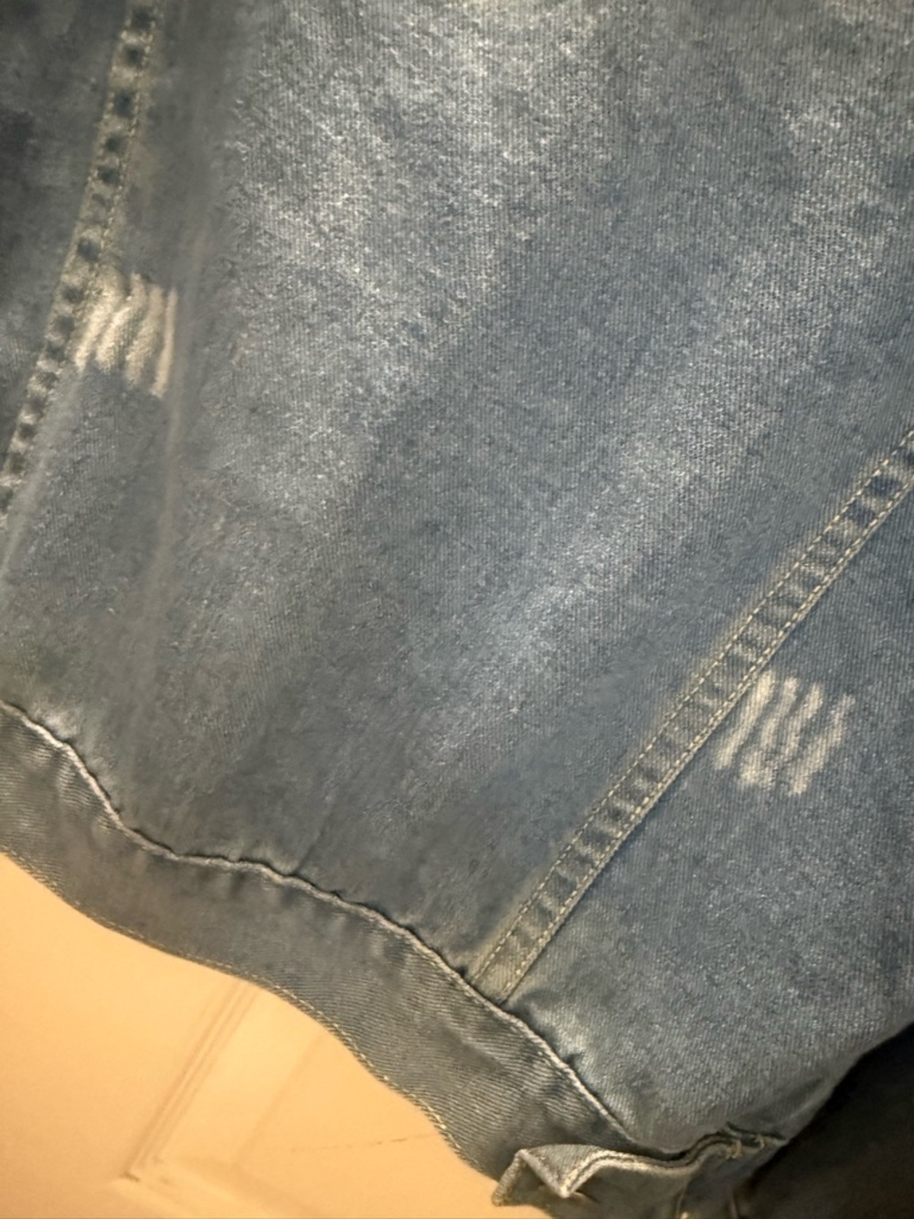Bride Jean Jacket. Unbranded. P2P 16. - Picture 4 of 6